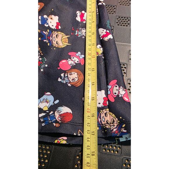 Hot Topic Suspender Skirt Womens Small Black‎ Hero Academia Hello Kitty Ladies - Picture 6 of 6